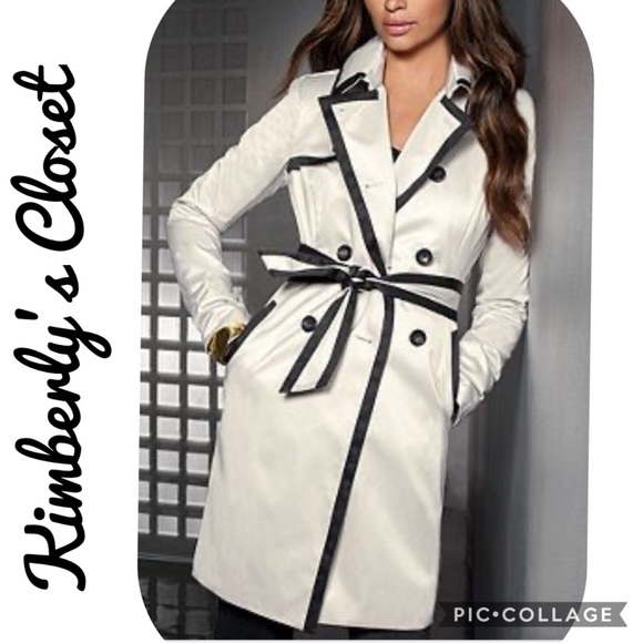 INC International Concepts Jackets & Blazers - 💕INC BLACK TRIM TRENCH COAT💕